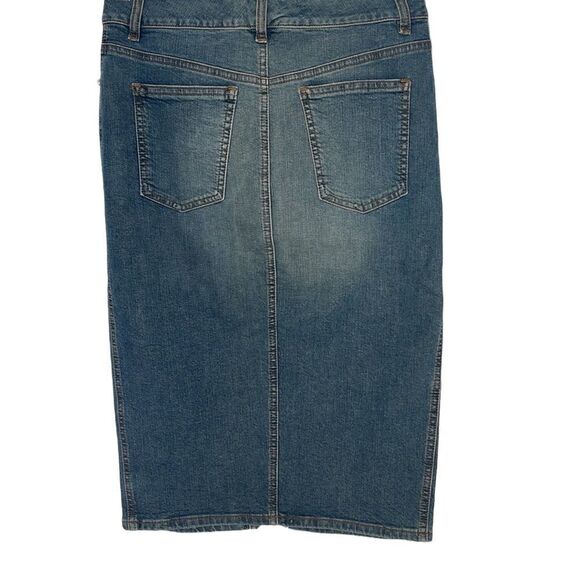 R.E.D. Valentino Jean MIDI Skirt. Size 38. (2) - Picture 7 of 10
